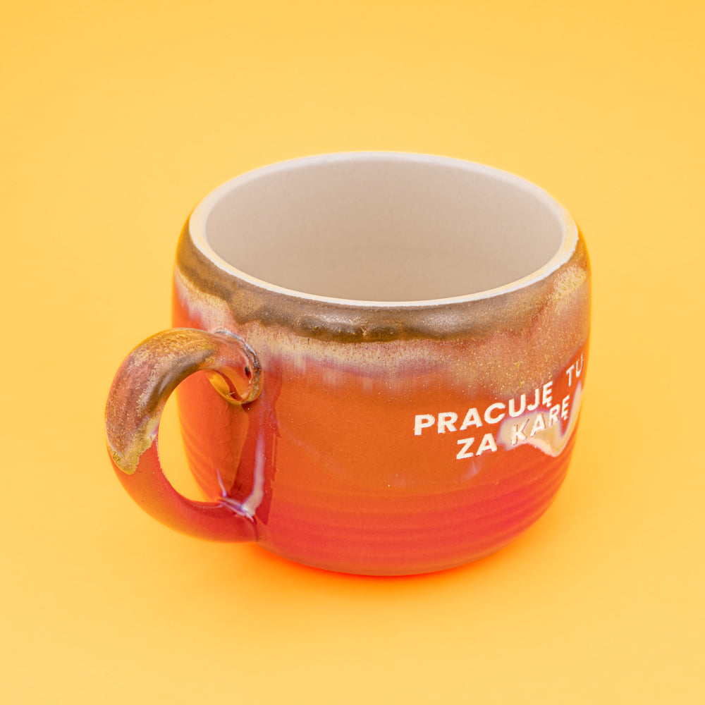 Pracuję tu za karę - Czerwony (Lava)