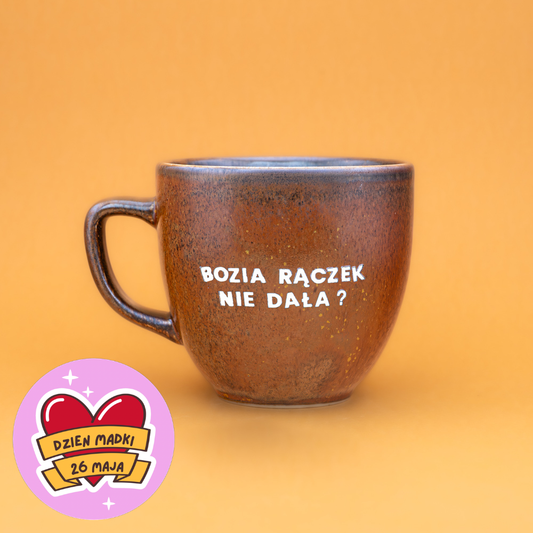 Bozia rączek nie dała? - Brązowy (Mocha)