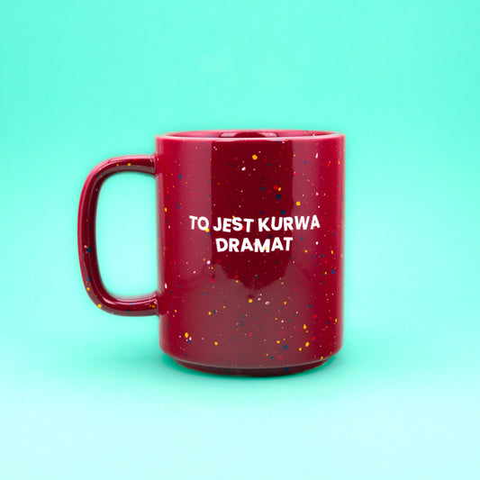 To jest kurwa dramat - Bordowy (Retro Tall)