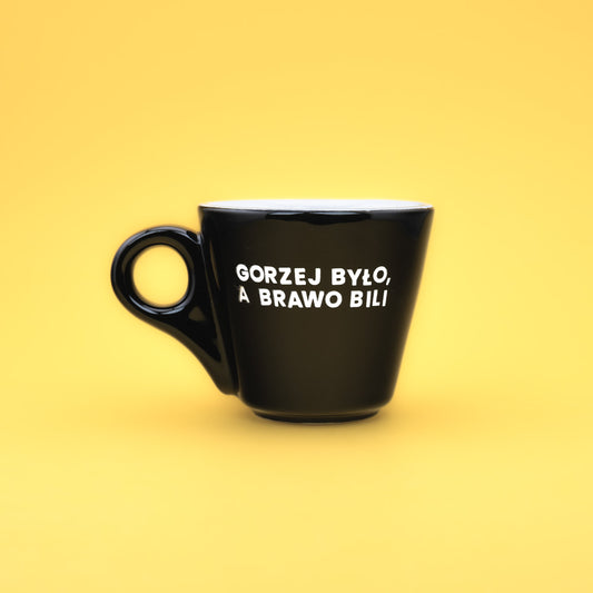 Gorzej było a brawo bili - Czarny (Americano Mini)