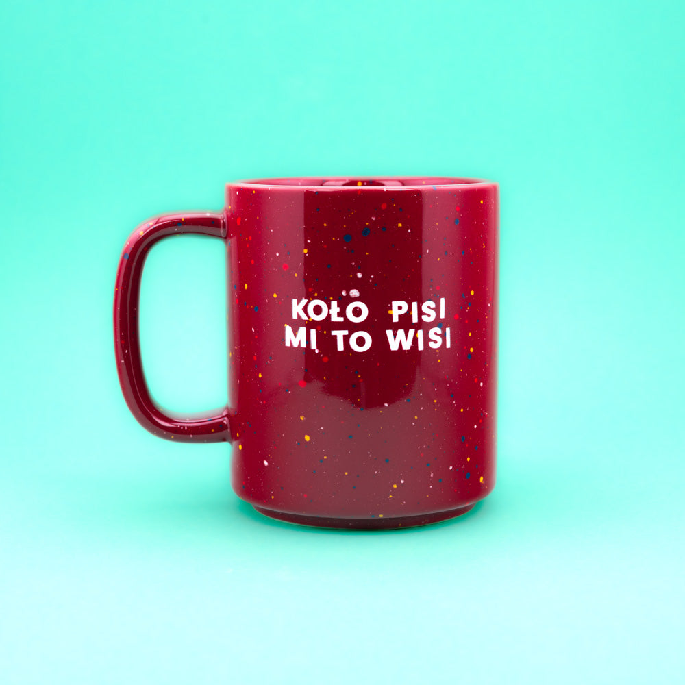 Koło pisi mi to wisi - Bordowy (Retro Tall)