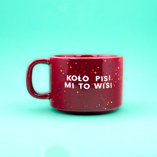 Koło pisi mi to wisi - Bordowy (Retro)