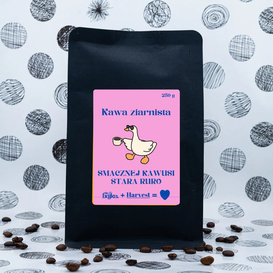 Kawa ziarnista "Smacznej kawusi stara ruro" (250 g)