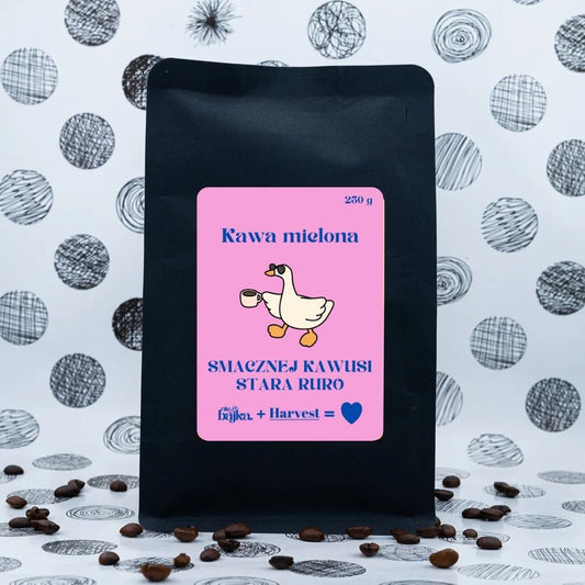 Kawa mielona "Smacznej kawusi stara ruro" (250 g)