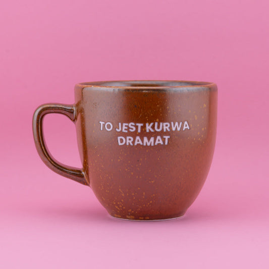 To jest kurwa dramat - Brązowy (Mocha)
