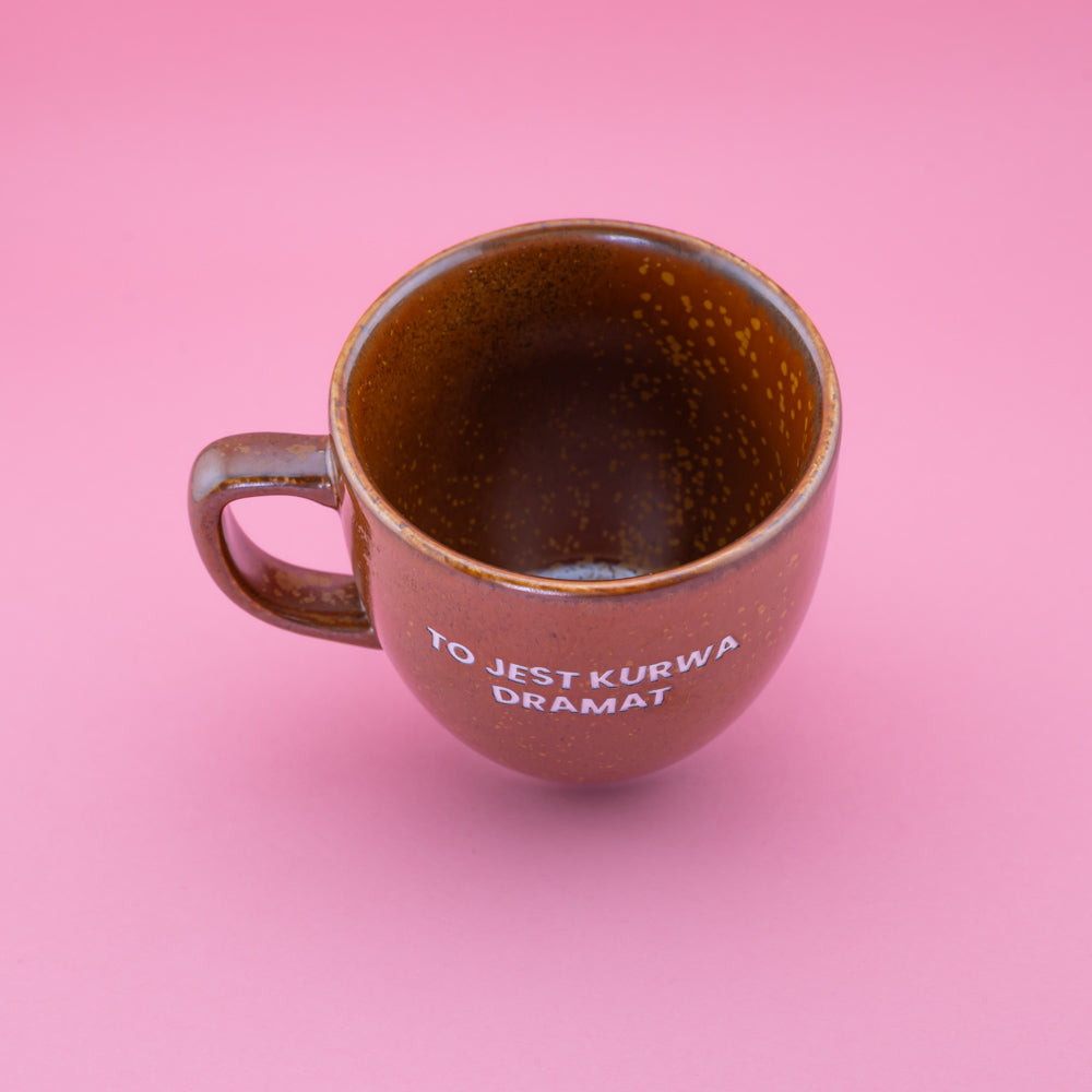 To jest kurwa dramat - Brązowy (Mocha)
