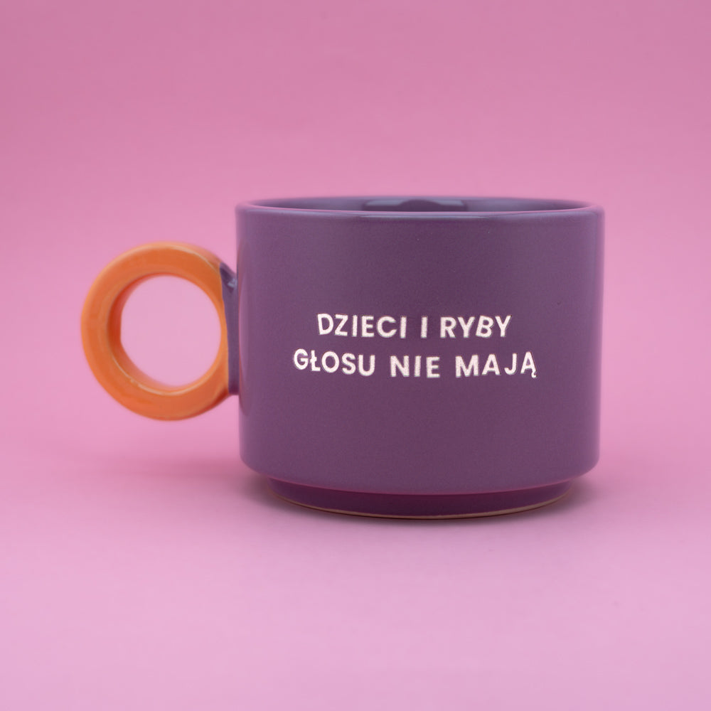 Dzieci i ryby głosu nie mają - Fioletowy (Fresh)