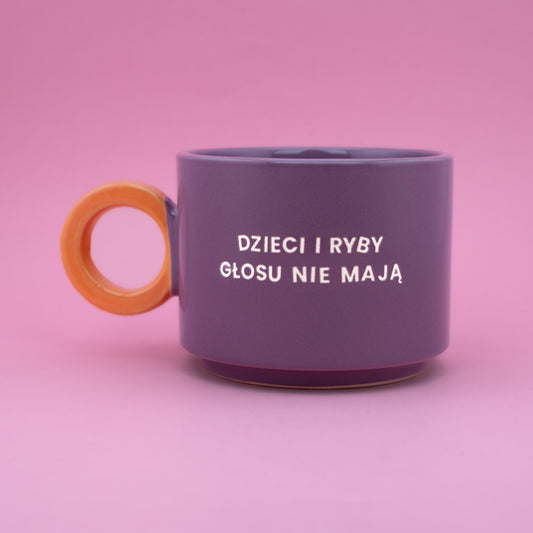 Dzieci i ryby głosu nie mają - Fioletowy (Fresh)