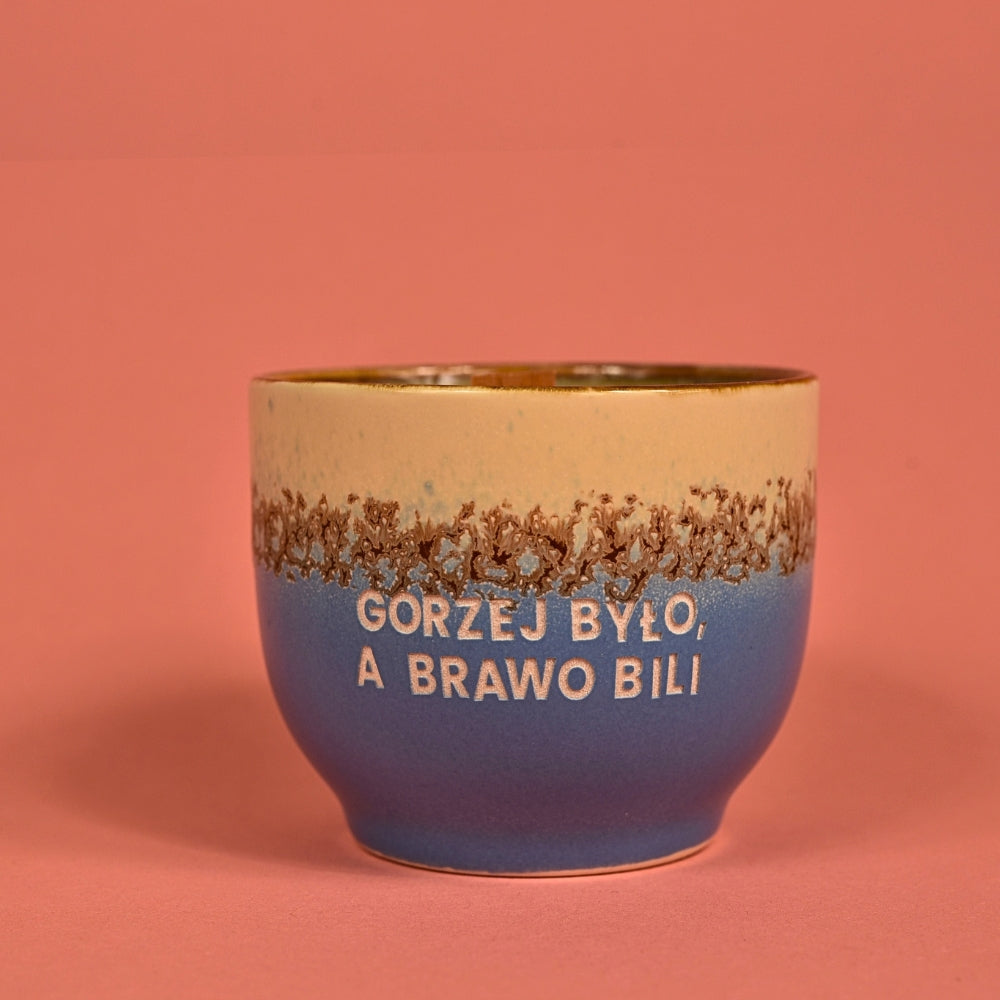 Świeca sojowa „Gorzej było, a brawo bili” (Milo)