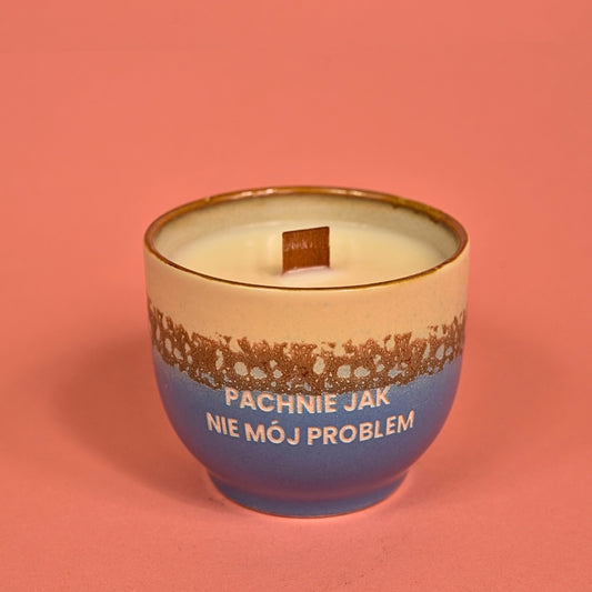 Świeca sojowa „Pachnie jak nie mój problem” (Milo)