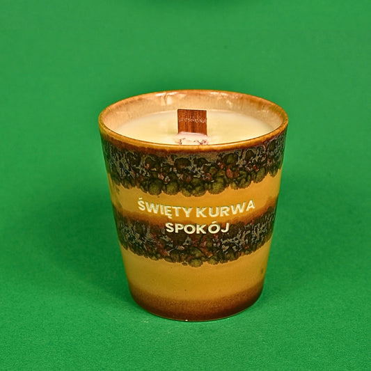 Świeca sojowa „Święty kurwa spokój” (Enzo)