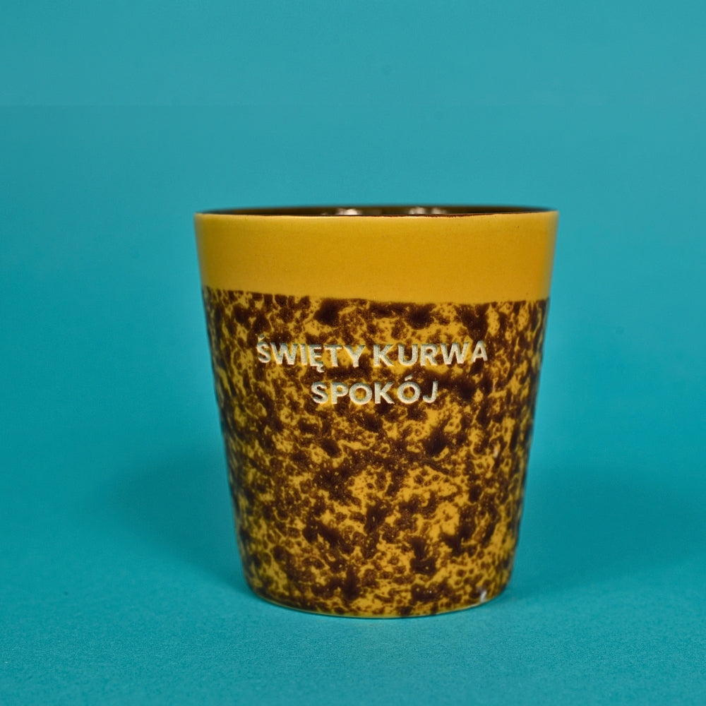 Świeca sojowa „Święty kurwa spokój” (Leo)