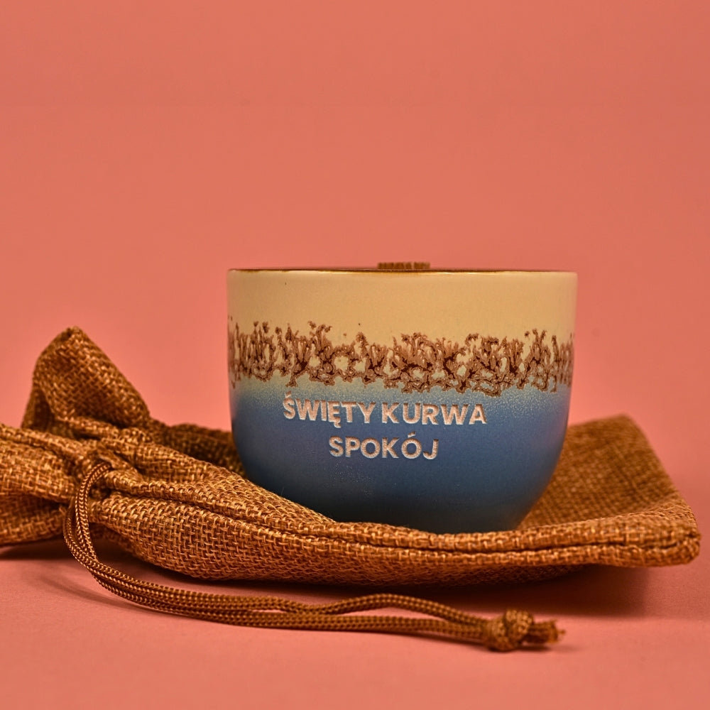 Świeca sojowa „Święty kurwa spokój” (Milo)