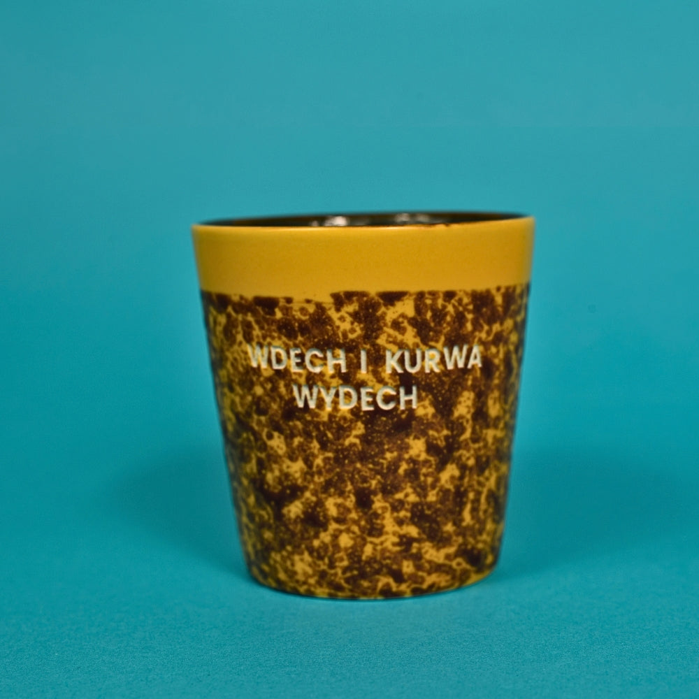 Świeca sojowa „Wdech i kurwa wydech” (Leo)