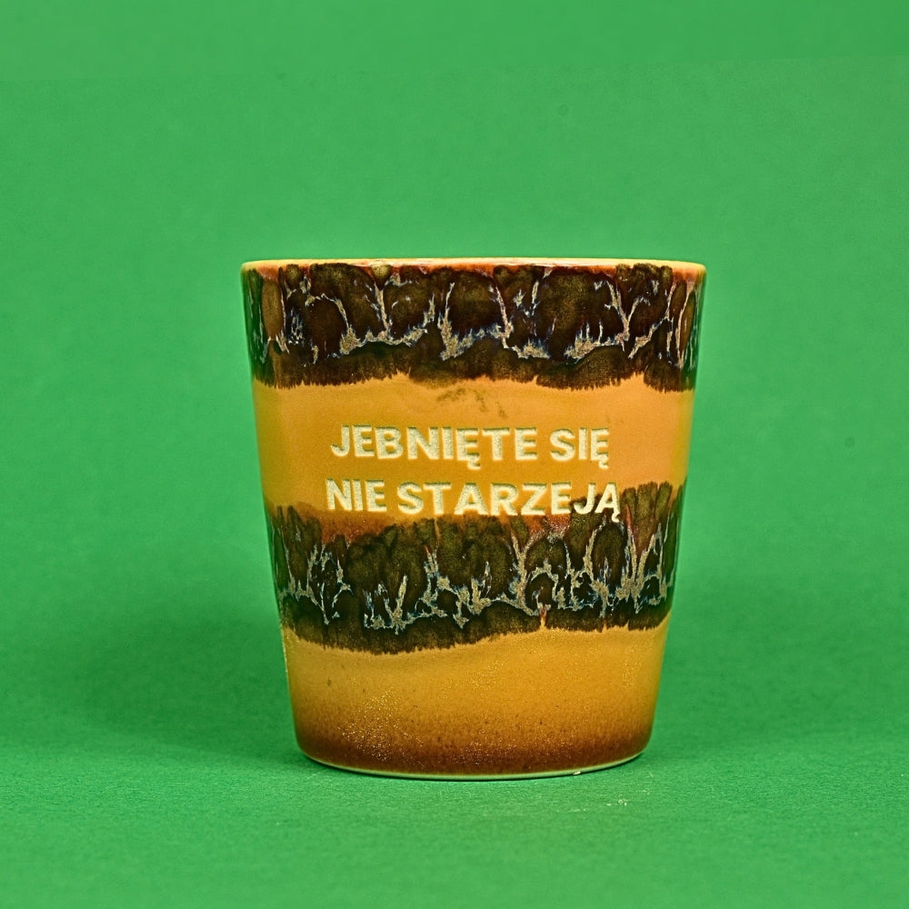 Świeca sojowa „Jebnięte się nie starzeją" (Enzo)
