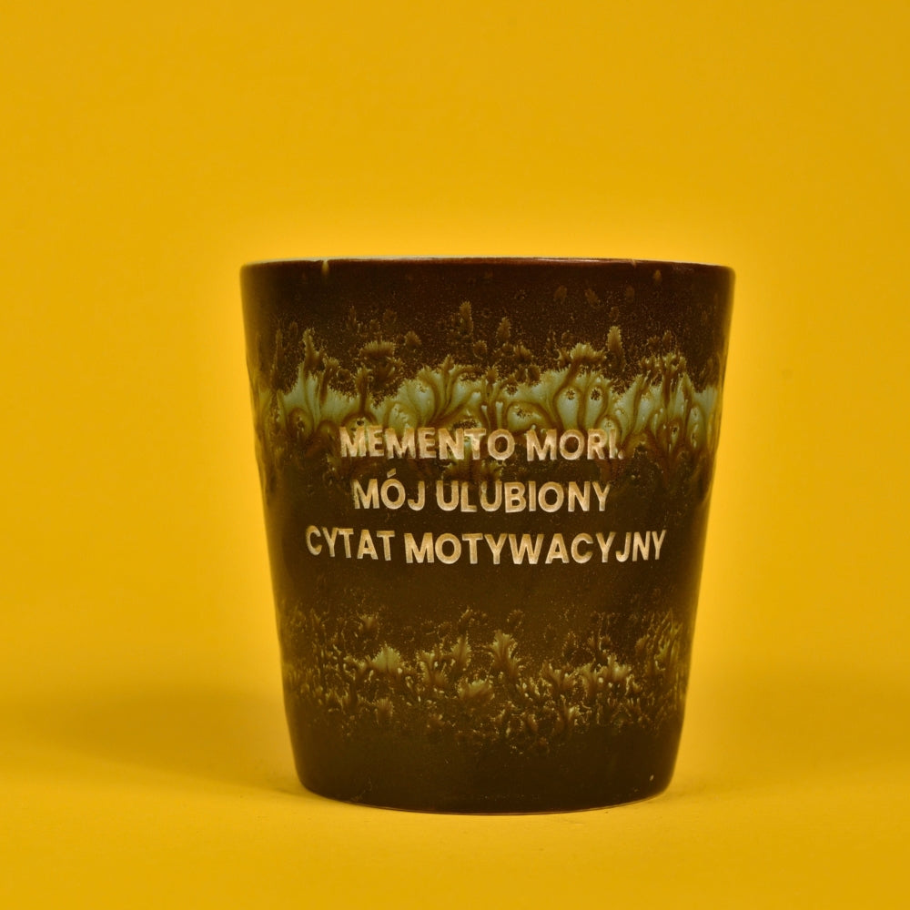 Świeca sojowa „Memento mori. Mój ulubiony cytat motywacyjny” (Cleo)