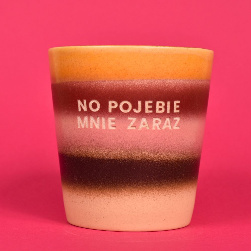 Świeca sojowa „No pojebie mnie zaraz” (Roma)