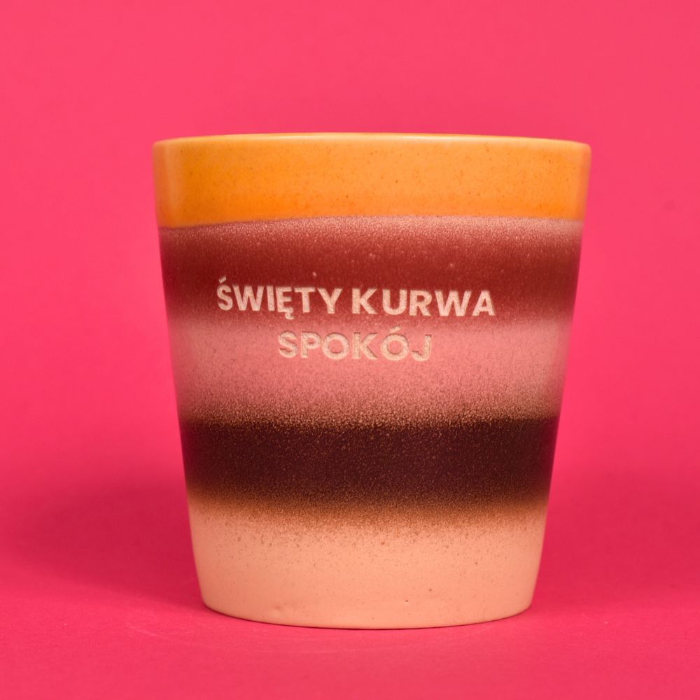 Świeca sojowa „Święty kurwa spokój” (Roma)