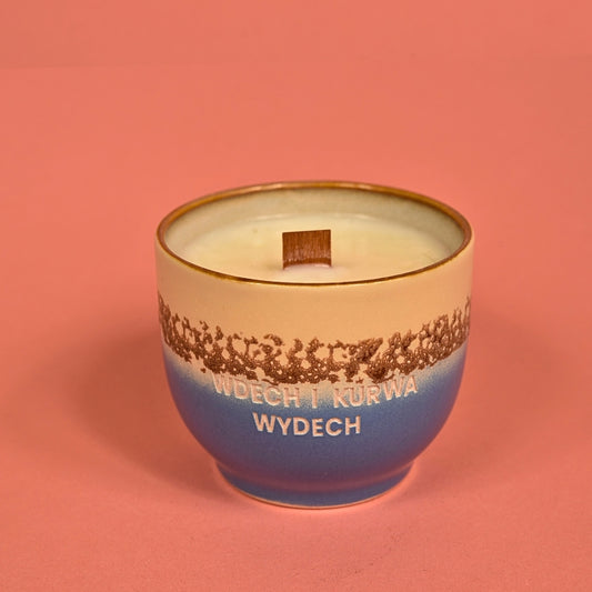 Świeca sojowa „Wdech i kurwa wydech” (Milo)