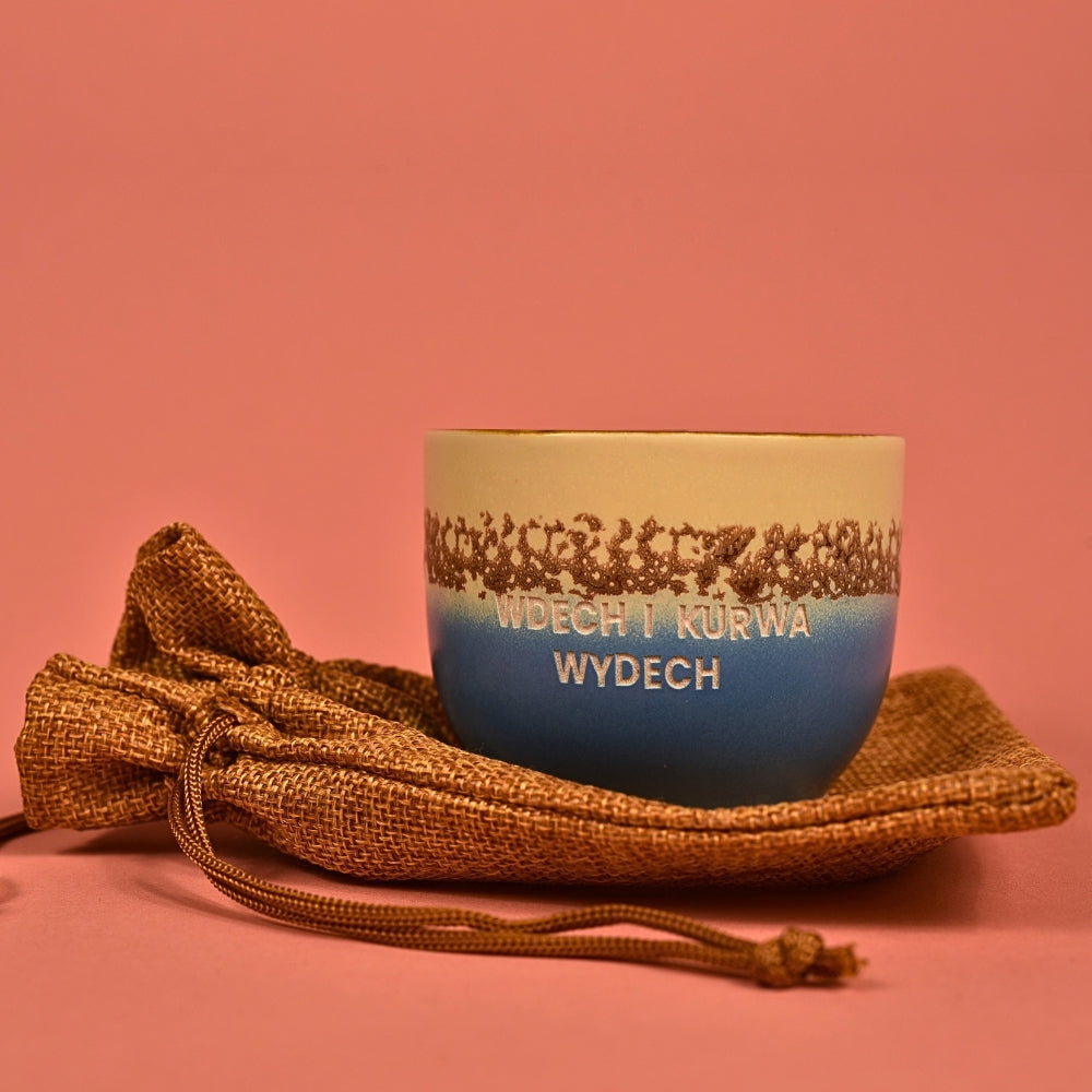 Świeca sojowa „Wdech i kurwa wydech” (Milo)