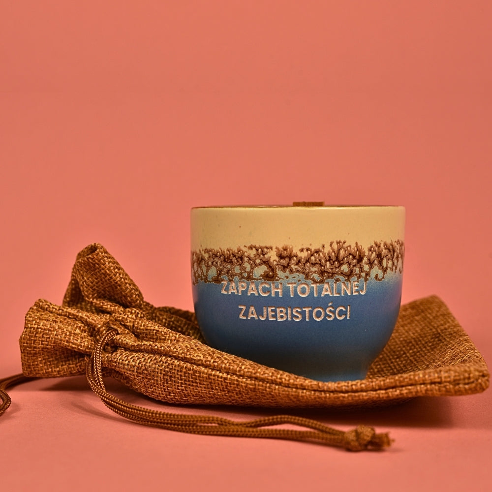 Świeca sojowa „Zapach totalnej zajebistości” (Milo)