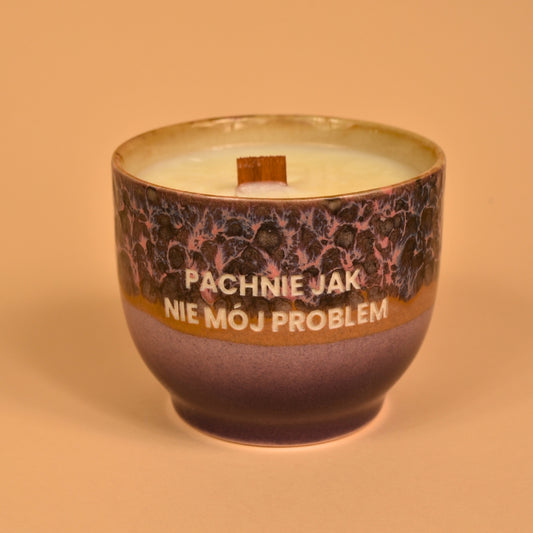 Świeca sojowa „Pachnie jak nie mój problem” (Bruno)